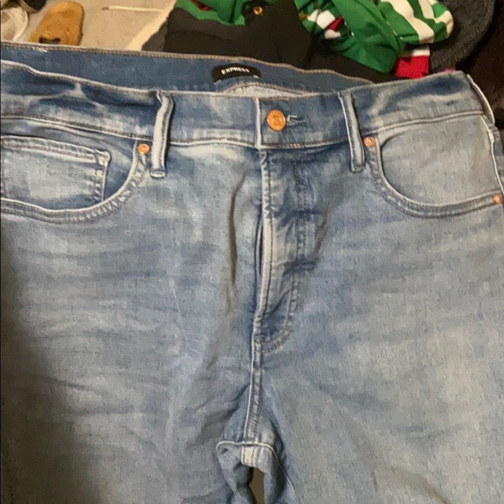 Express stretch jeans 14 long